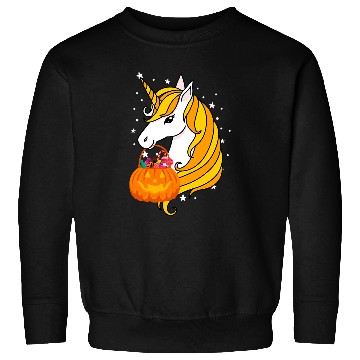 Discover Unicorn Pet Cute Candy Corn Unicorn Halloween Sweatshirts