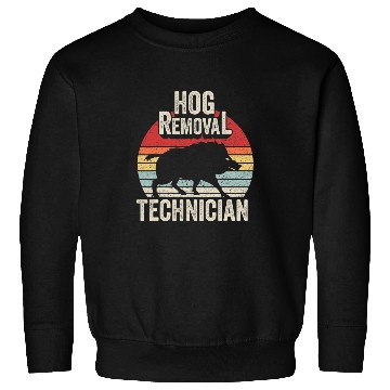 Discover Pig Pet Vintage Retro Hog Removal Technician Pig Boar Hunting 99 Sweatshirts