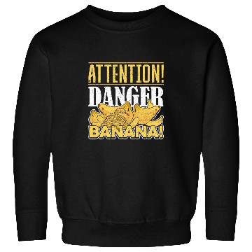 Discover Python Pet Snake Attention Danger Banana Ball Python Sweatshirts