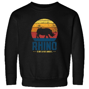 Discover Rhino Pet Rhinoceros Vintage Sweatshirts