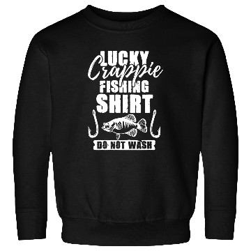 Discover Fishing Fun Lucky Crappie Fishing Crappie Fish Sweatshirts