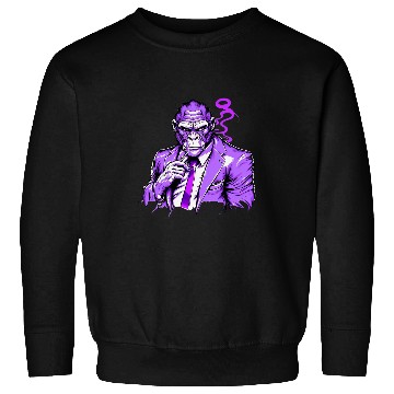 Discover Gorilla Pet Cool Boss Chimpanzee Thinking Ape Monkey Gorilla Sweatshirts