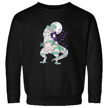 Discover Dinosaur Pet Halloween Trex Dinosaur Mummy and Wizard Bats Funny Costume Sweatshirts