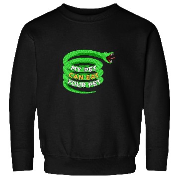 Discover Python Pet Snake Pet Owner Reptile Python Lover Boa Herpetologist Sweatshirts
