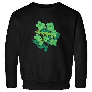 Discover Chameleon Pet Rainforest Lizard Reptile Animal Sweatshirts
