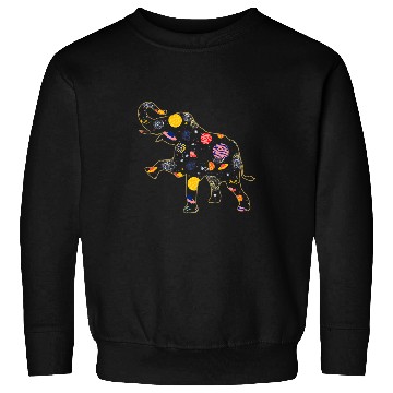 Discover Elephant Mammal Celestial Animals Space Aesthetic Solar Planets Sweatshirts