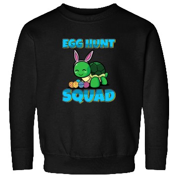 Discover Turtle Pet Egg Hunt Squad Cute Turtle Easter Eggs Hunting Sweatshirts