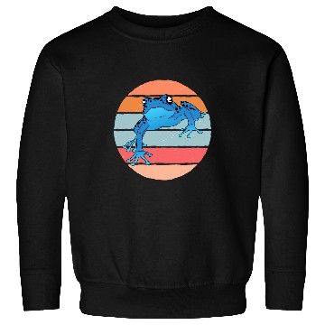 Discover Frog Pet Nice Blue Poison Dart Frog Sweatshirts