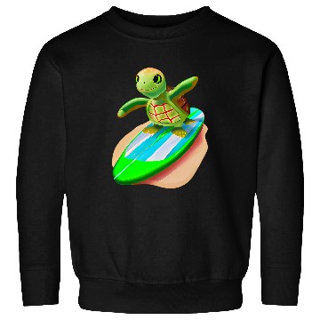 Discover Turtle Pet Surfing Sweatshirts