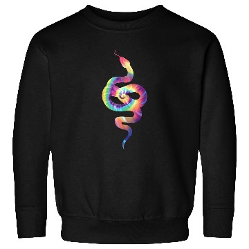 Discover Snake Pet Batik Dye Snake Sweatshirts
