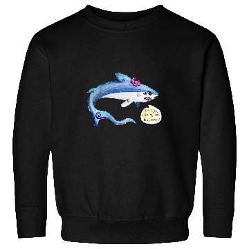 Discover Shark Pet Funny and Cute Tsundere Anime Thresher Shark Senpai Sweatshirts