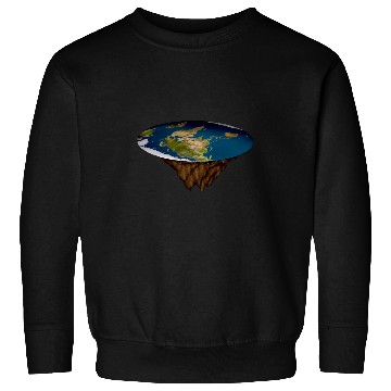 Discover Flat Earth Society 2Flat Earth Map Model Globe Sweatshirts