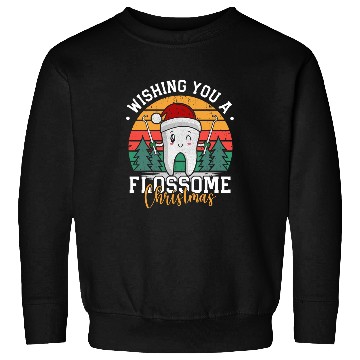 Discover dentists Christmas Flossome Christmas Dental Ugly Xmas Sweatshirts