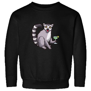 Discover Lemur Pet Drinking Margarita Sweatshirts