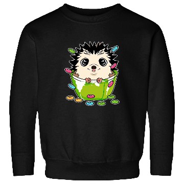 Discover Hedgehog Pet Cereal Cute Animal Lover Sweatshirts