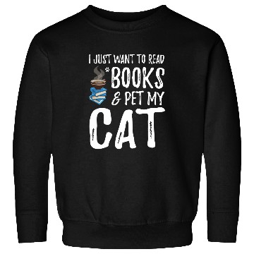 Discover Book Fun Cat Lover Book Funny Cat Mom Sweatshirts