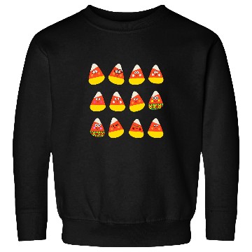 Discover Autism Puzzle Candy Corn Fall Halloween Sweatshirts