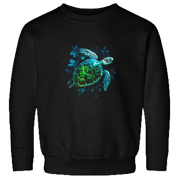 Discover Turtle Pet Tortoise Waterturtle Ocean Natural Environment 7 Sweatshirts