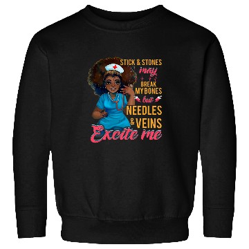 Discover nurses Job Black Strong nurses African American Pride Educated RN LPN 1 Sweatshirts