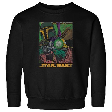 Discover Book Fun Star Wars Boba Fett vintages Comic Sweatshirts