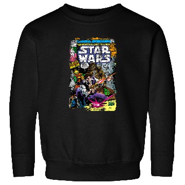 Discover Book Fun Star Wars Classic Han Solo Chewbacca vintages Comic Sweatshirts