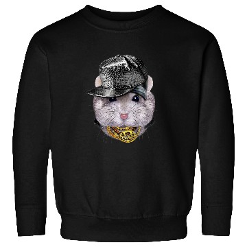 Discover Hamster Pet Grey Dwarf Hamster wearing Hip Hop Rapper Cap Sweatshirts