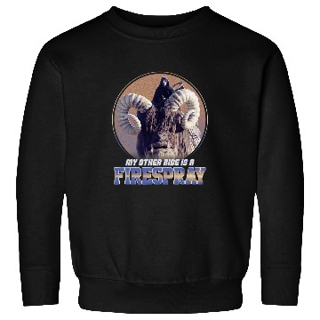 Discover Book Fun Star Wars The Book Of Boba Fett Firespray Ride Quote Sweatshirts