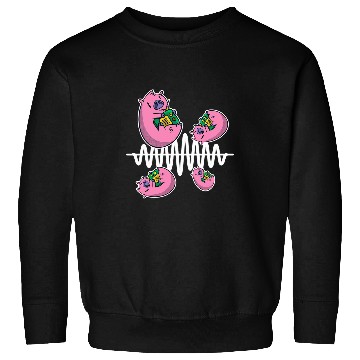 Discover Pig Pet Fly Around Frequency Waves Ham Radio Operator Sweatshirts