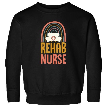 Discover nurses Job Rehab nurses Boho Bohemian Rainbow Nursing School Sweatshirts