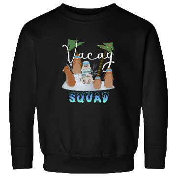 Discover Penguin Pet Vacay Squad Funny Penguins Bear Family Vacation Summer Beach Penguins Penguins Sweatshirts