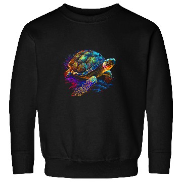 Discover Turtle Pet Tortoise Waterturtle Ocean Natural Environment 3 Sweatshirts