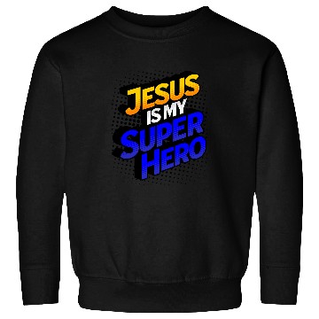 Discover Book Fun Jesus Is My Superhero Comic Book Christian Sweatshirts