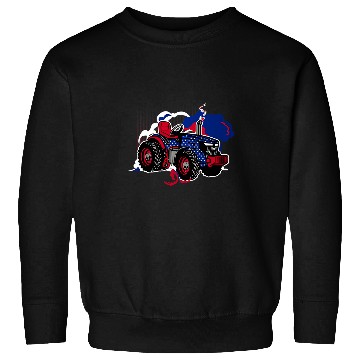 Discover Tractor Fun driving 4th of July tractor pulling or tractor pulling 1 Sweatshirts