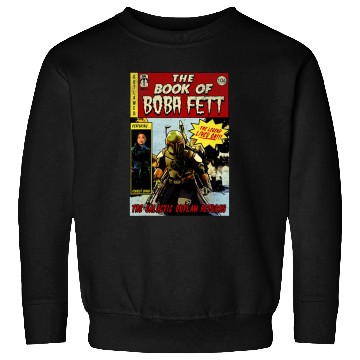Discover Book Fun Star Wars The Book Of Boba Fett Comic Cover Sweatshirts