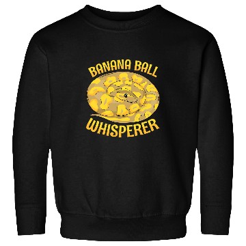 Discover Python Pet Banana ball whisperer Quote for a Banana ball python breeder Sweatshirts