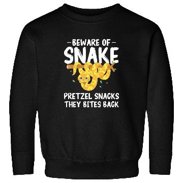 Discover Python Pet Beware Of Snake Pretzel Snacks They Bites Back Ball Python Sweatshirts