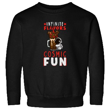 Discover Astronaut Job Astronomy Solar System Outer Space Kids Ice Cream 3 Sweatshirts
