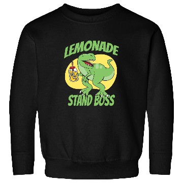 Discover Dinosaur Pet Lemonade Stand Boss Lemon Juice T Rex Sweatshirts