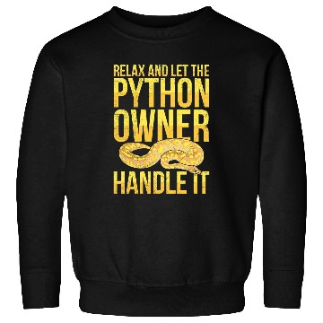 Discover Python Pet Banana Ball Python Design for a Banana ball python breeder Sweatshirts