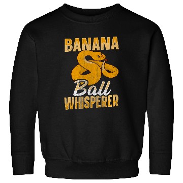 Discover Python Pet Banana Ball Whisperer Snake Funny Ball Python04 Sweatshirts