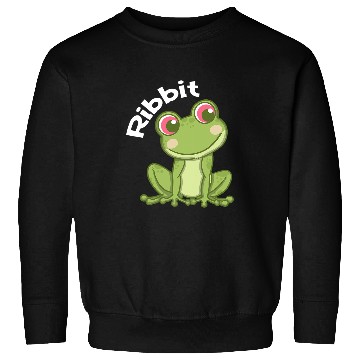 Discover Frog Pet Ribbit Cute Kawaii Frog Toad Catcher Frog Lover Sweatshirts