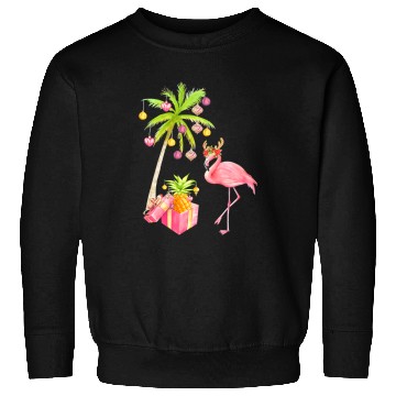 Discover Flamingo Pet pineapples Mele Kalikimaka Funny314 Sweatshirts