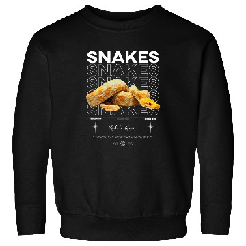 Discover Python Pet Burmese Python Modern Streetwear Reptile Keeper Sweatshirts