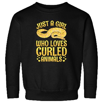 Discover Python Pet Banana Ball Python Quote for a Banana ball python owner girl Sweatshirts