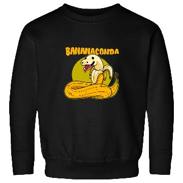 Discover Python Pet Bananaconda Snake with Banana Pyjamas Anaconda Python Sweatshirts