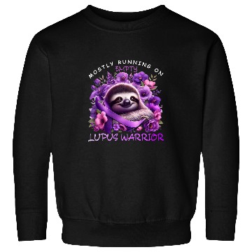 Discover Sloth Pet Funny lupus sloth mostly running on empty Design Sweatshirts