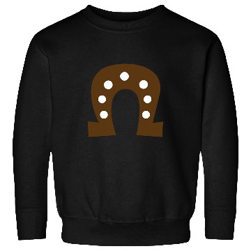 Discover Horse Pet Lucky Western Horseshoe Pattern Sweatshirts