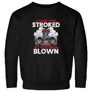 Discover Horse Pet Mens Id Rather Be Blown Supercharger V8 Engine Car Horsepower Sweatshirts