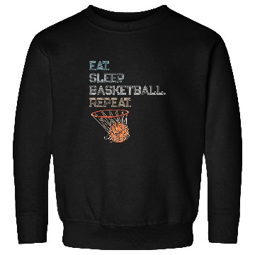 Discover Eat Sleep Basketball Repeat Apparel Basketball Coach Sweatshirts