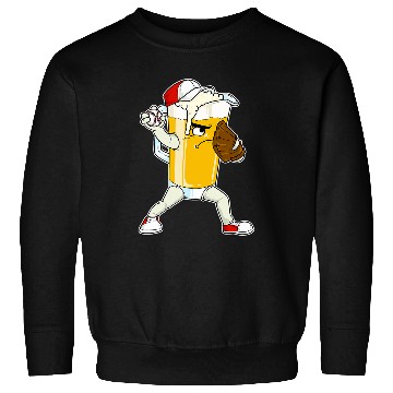 Discover Beer Fun Baseball Pitcher Pub Sweatshirts